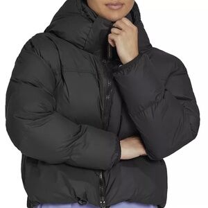 Adidas by Stella McCartney BLACK PUFFER Jacket SMALL - FREE SHIP!
